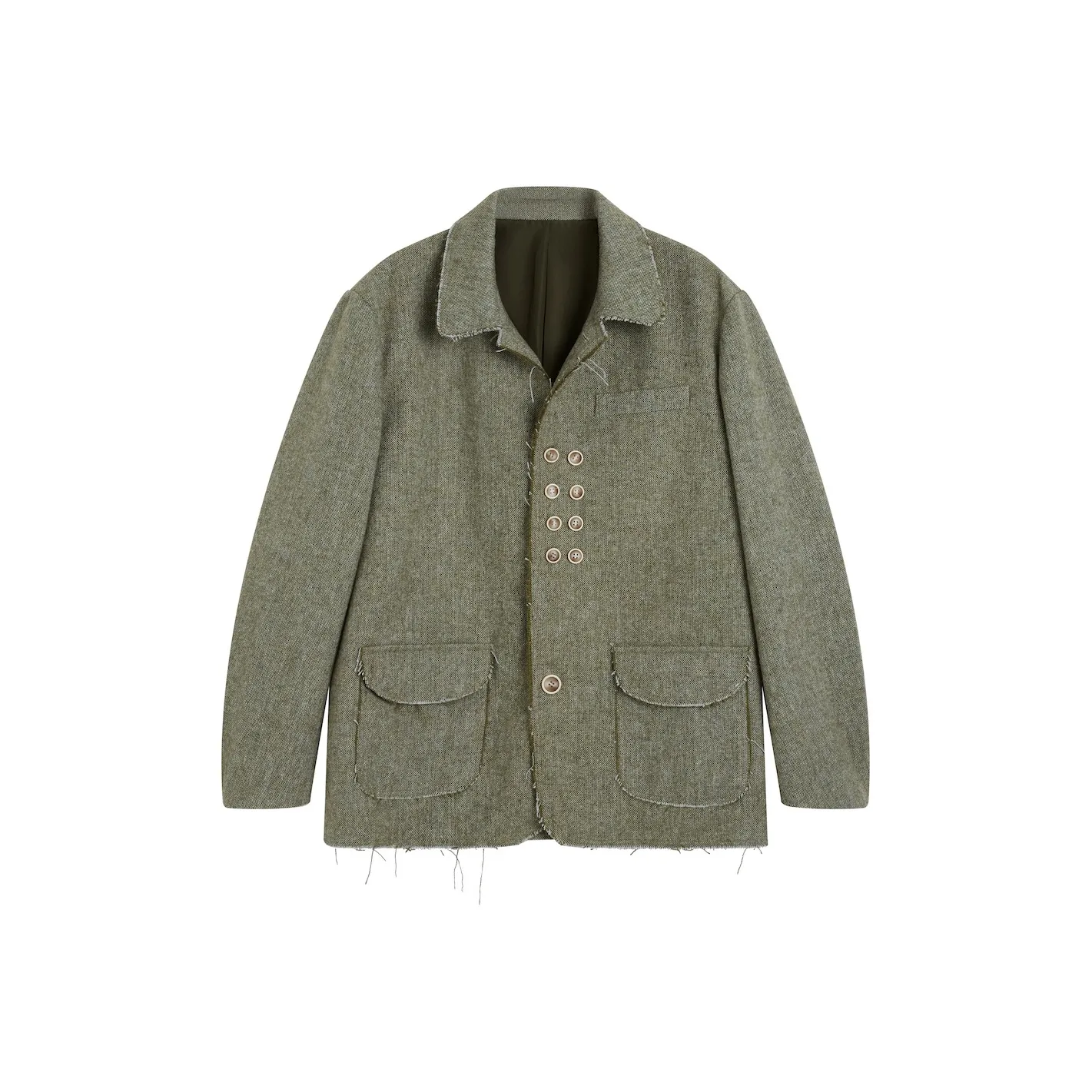 SAME FLOW Бизнес-костюм унисекс зеленый бобовый зеленый