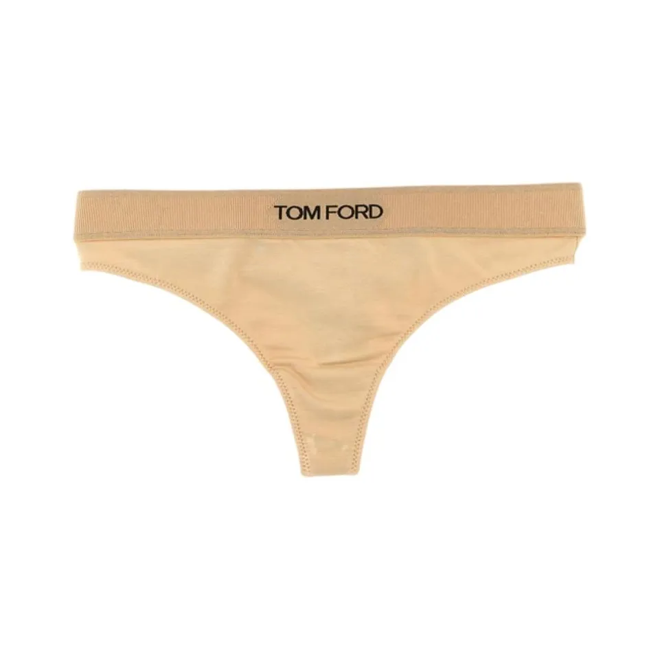 TOM FORD Logo waistband Thong