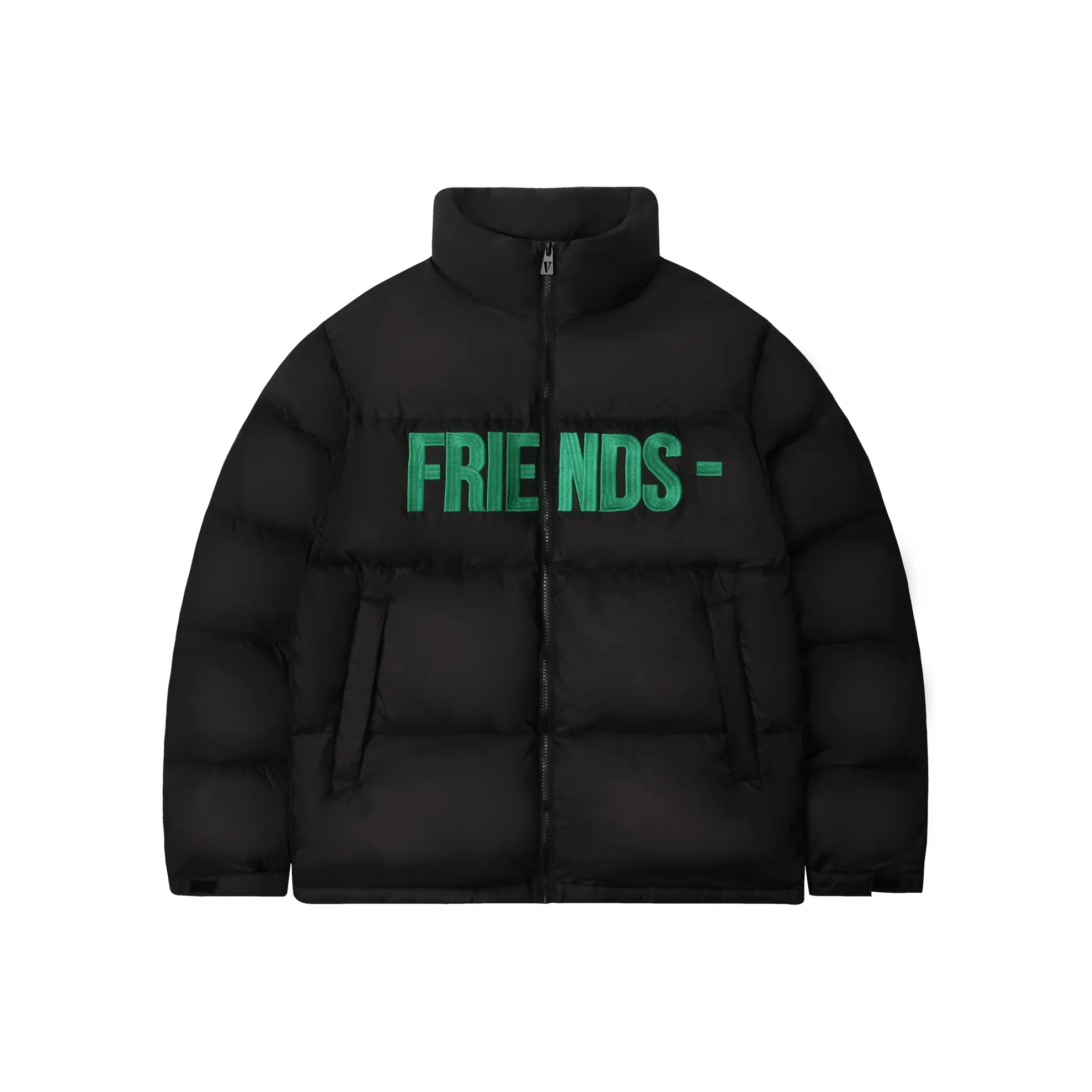 Company zip-up shirt jacket Schwarz