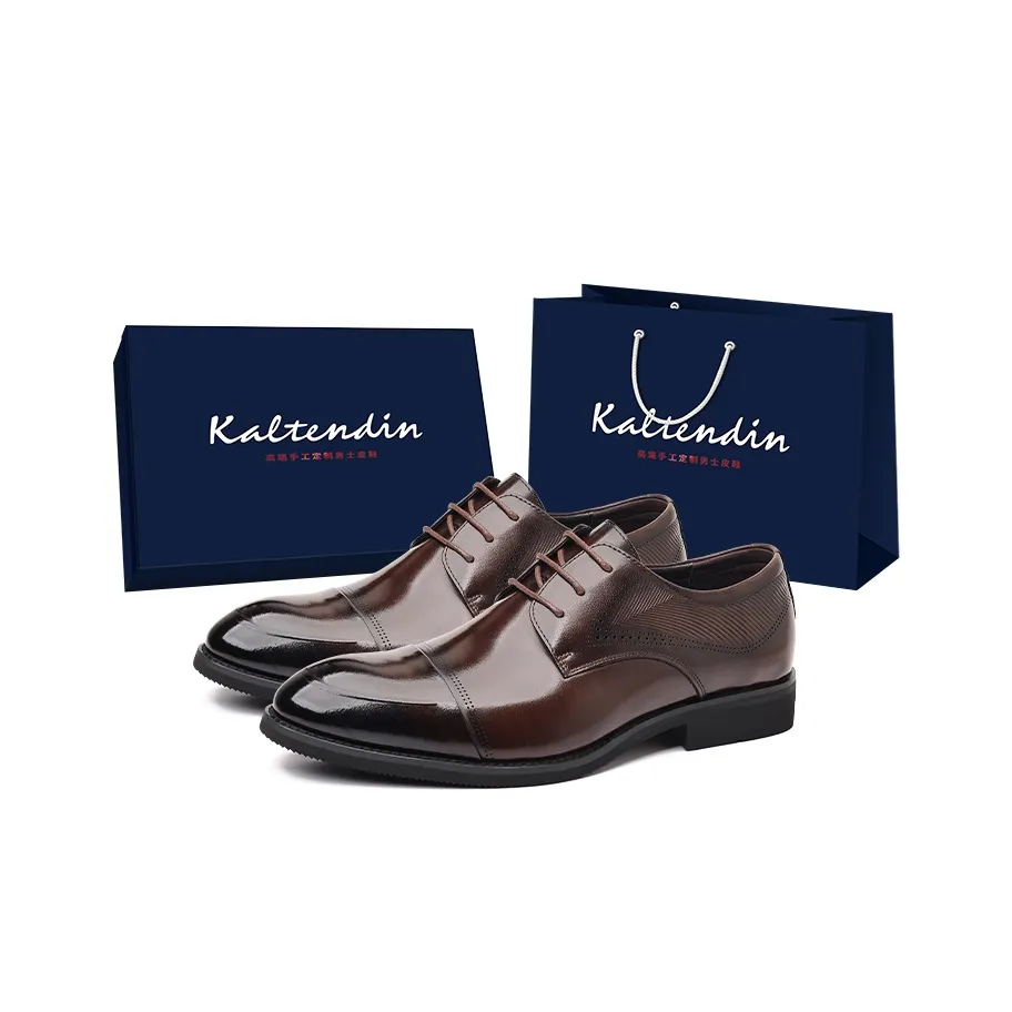 Kaltendin Dress Shoes Men's Low top Black