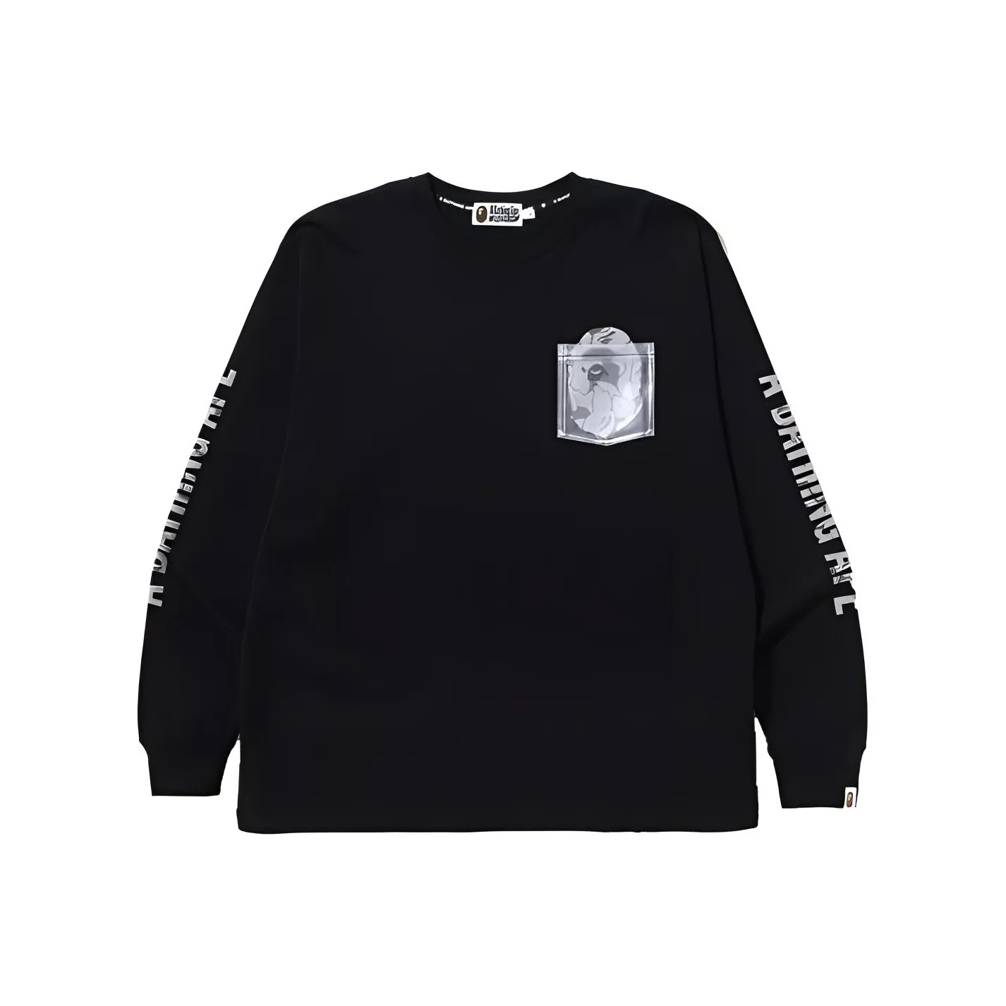 A BATHING APE Мужские черные футболки