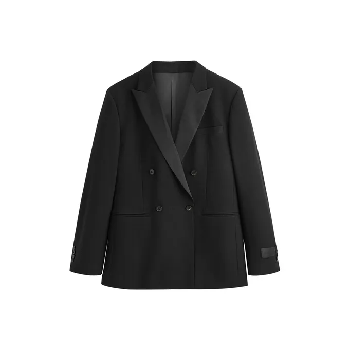 PEACEBIRD MEN Черный 1 Slim Fit Мужской Деловой костюм