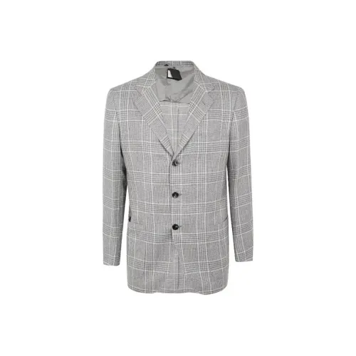 KITON Серый Мужские офисные костюмы
