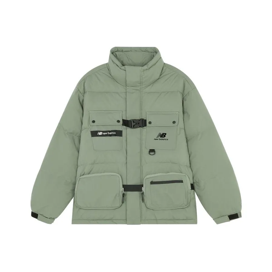 New Balance совместный бренд Пуховик Зимний Мужской Зеленый