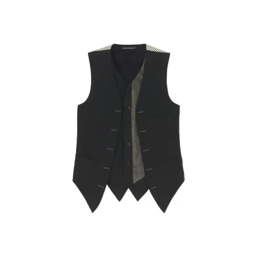 Yohji Yamamoto Pour Homme Черный Мужские Жилеты