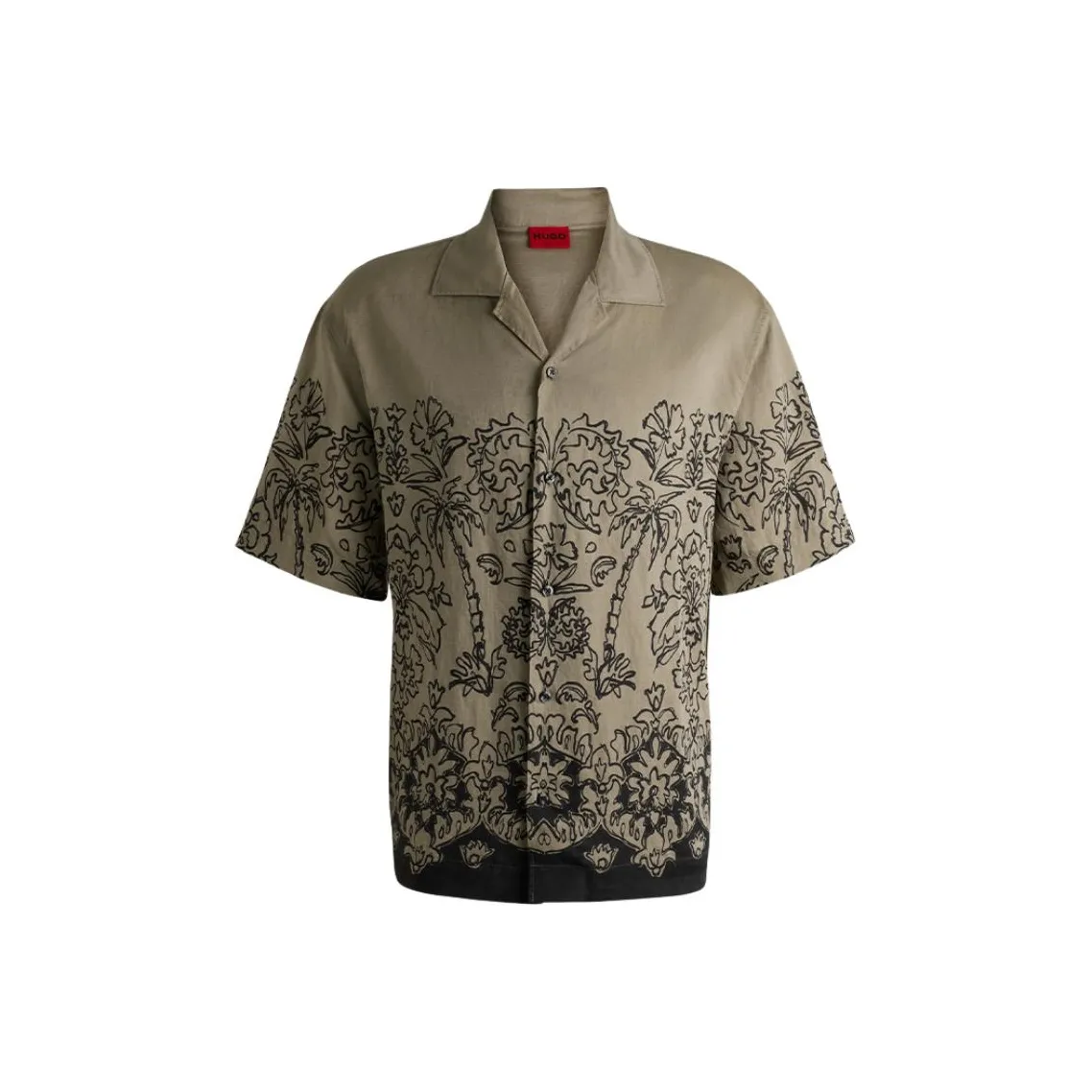 Hugo Boss SS25 Рубашка Мужская Светло-Коричневая