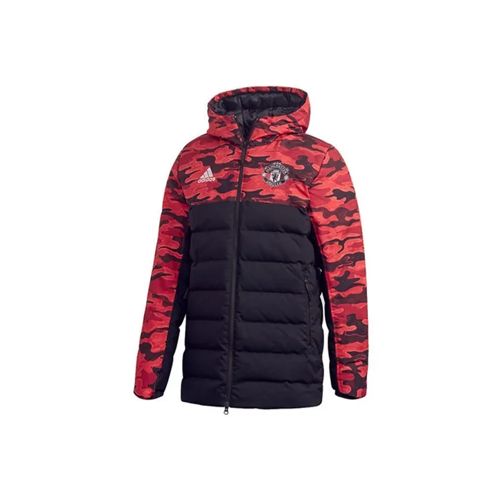 Adidas MANCHESTER UNITED THEATRE OF DREAMS Черный Красный Мужской Пуховик