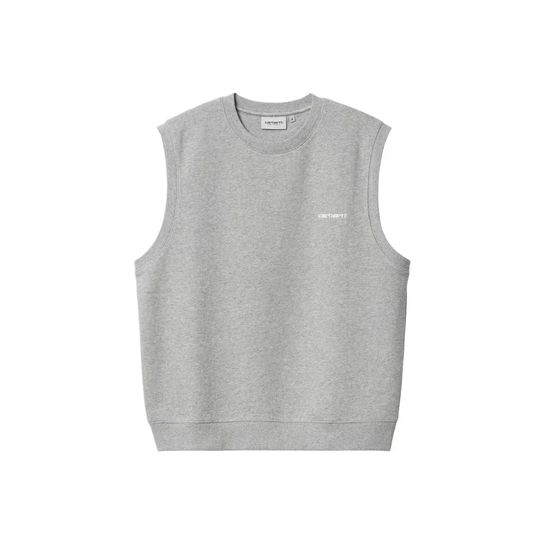 Carhartt WIP Script Vest Sweatshirt Vest Men's Gray