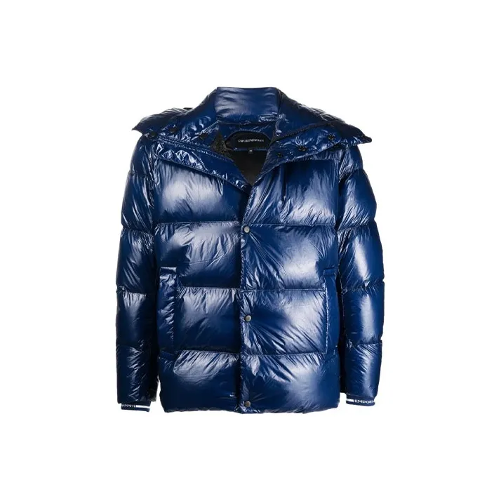 EMPORIO ARMANI Down Jackets Winter Men's Blue