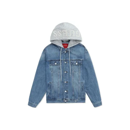GUESS MWA Синий Унисекс Джинсовые куртки