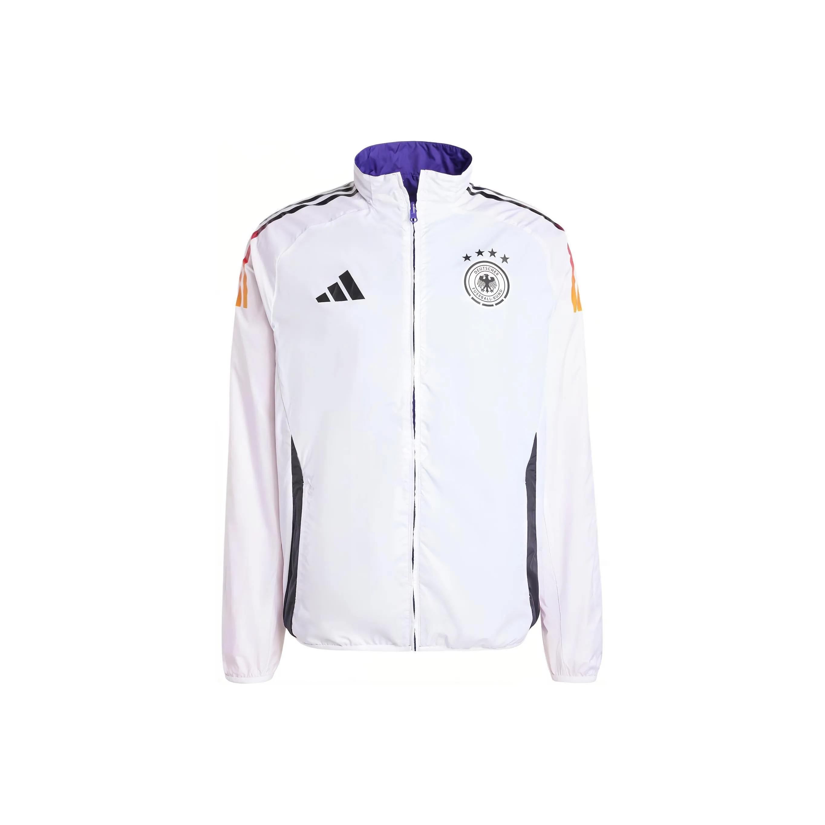 Adidas European Cup German Team DFB ANTHEM Jacket Men's Collegiate Purple/Bright Fuchsia/White