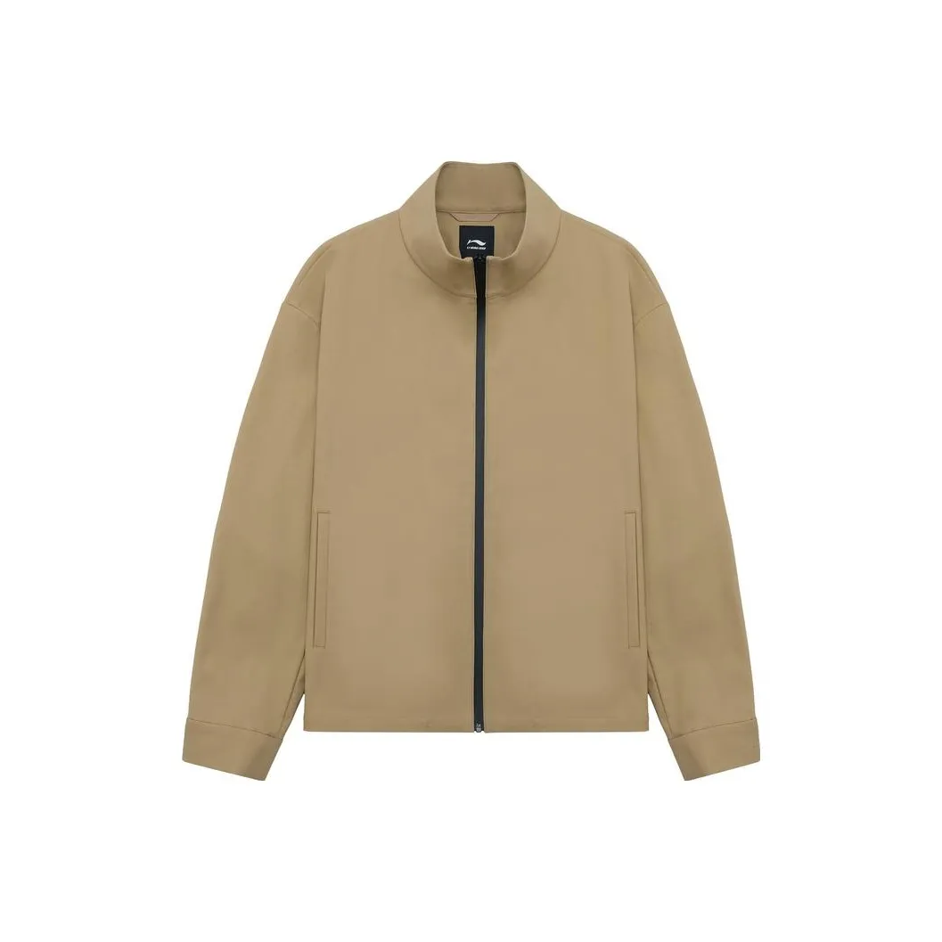 LI NING 1990 Commuter series Свет Каштаново-коричневый Мужские Куртки