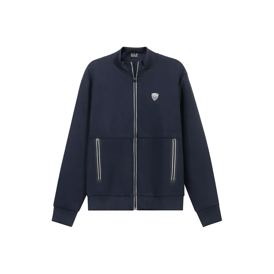 EMPORIO ARMANI FW24 Куртки и Пальто Мужской Темно-синий