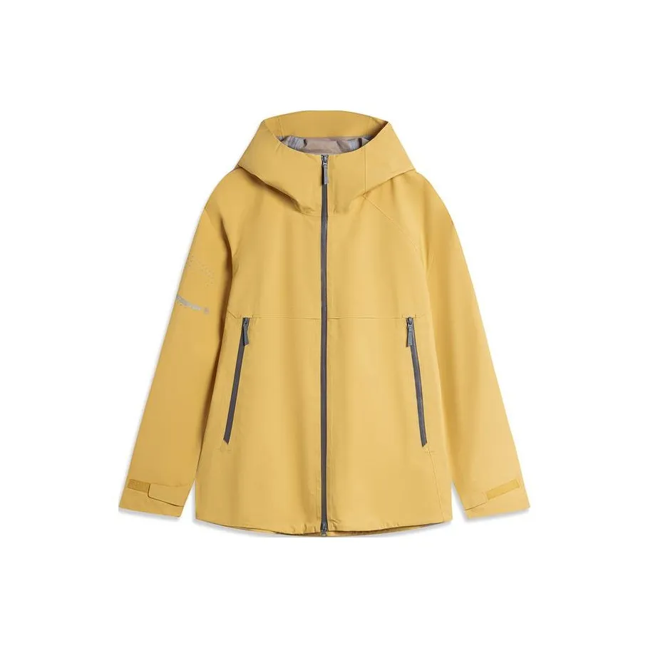 Подкладка Водонепроницаемая и Ветрозащитная для Сохранения Тепла Ветровка Мужская Охра