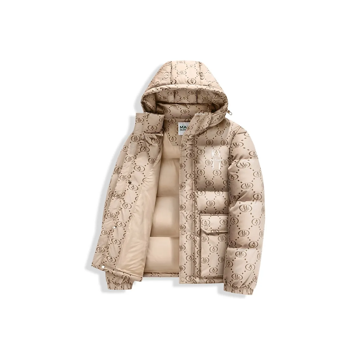 FAIRWHALE Пуховик Мужской Хаки