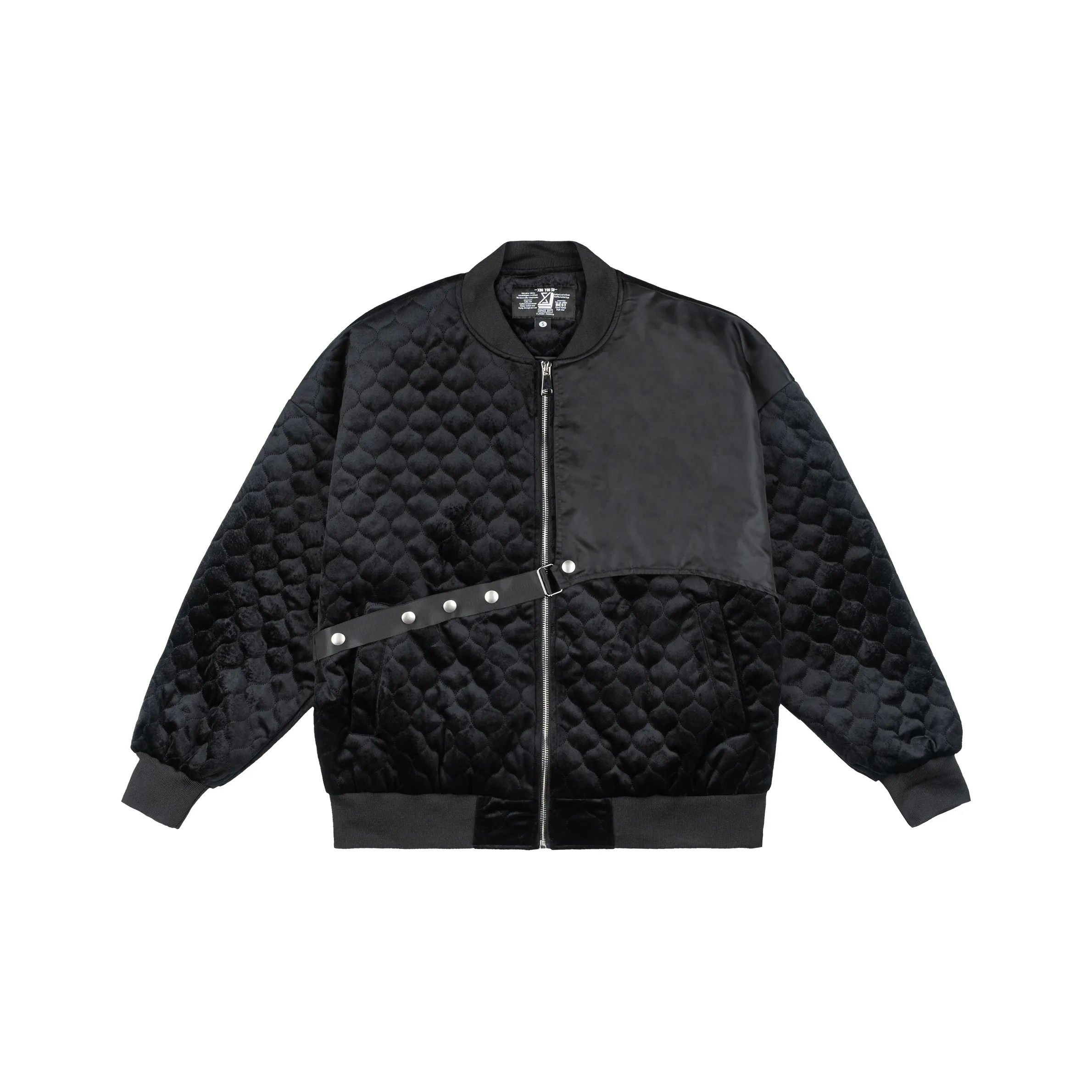 XINYINSU Бейсбольный воротник Свободный крой Пуховая куртка Унисекс