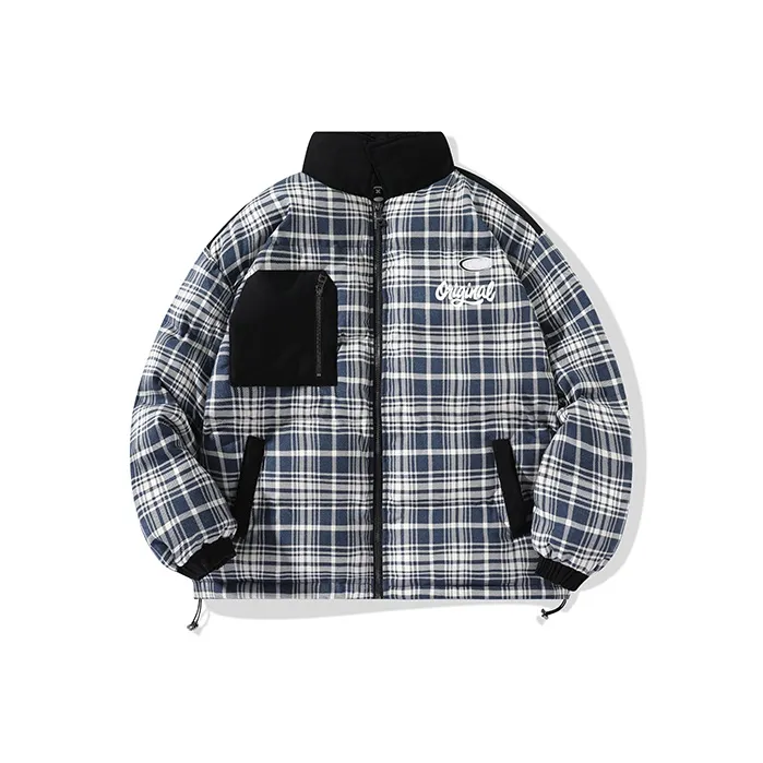 LAMLICKA Puffer Jackets Unisex Blue