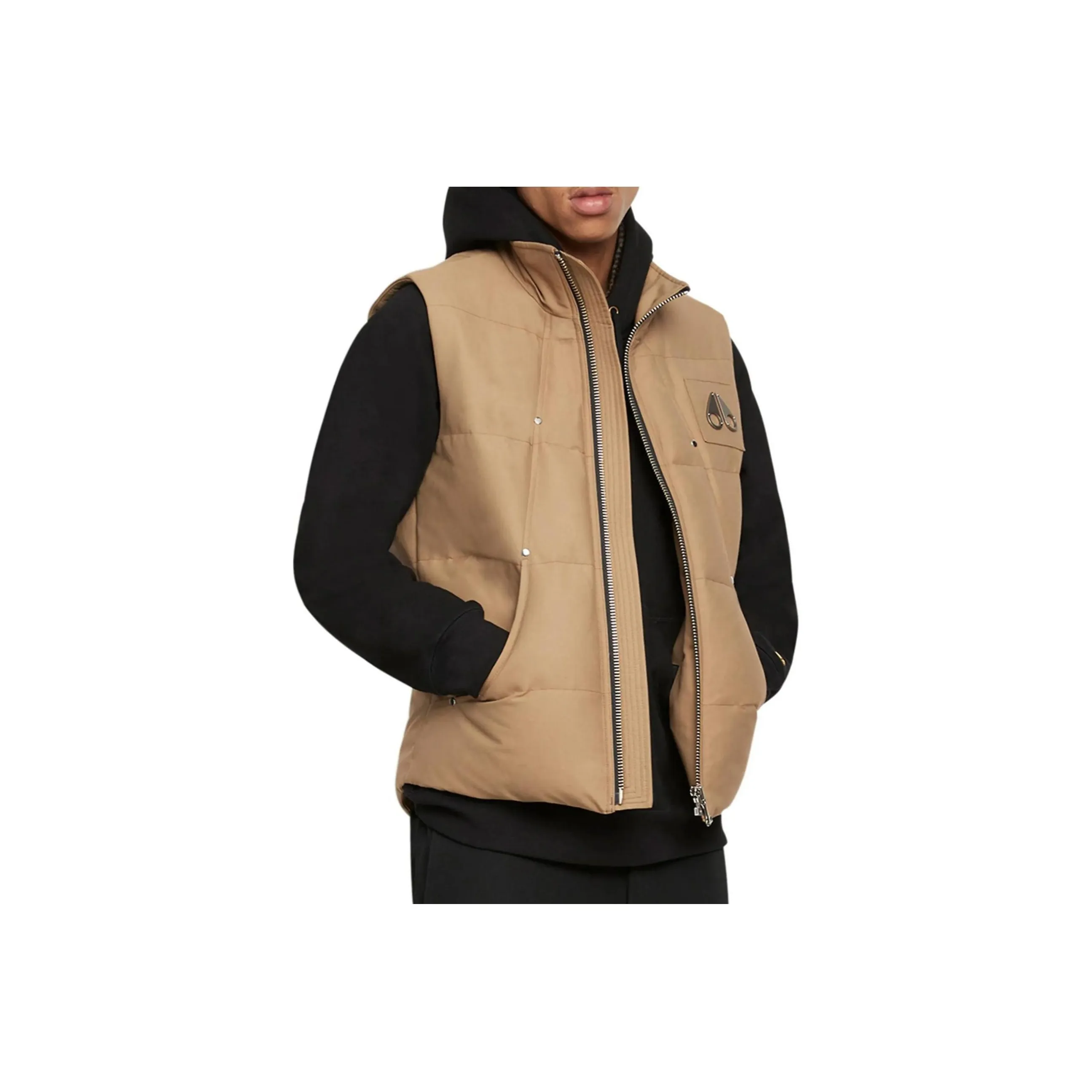 Moose Knuckles Vest Men's Wood Smoke