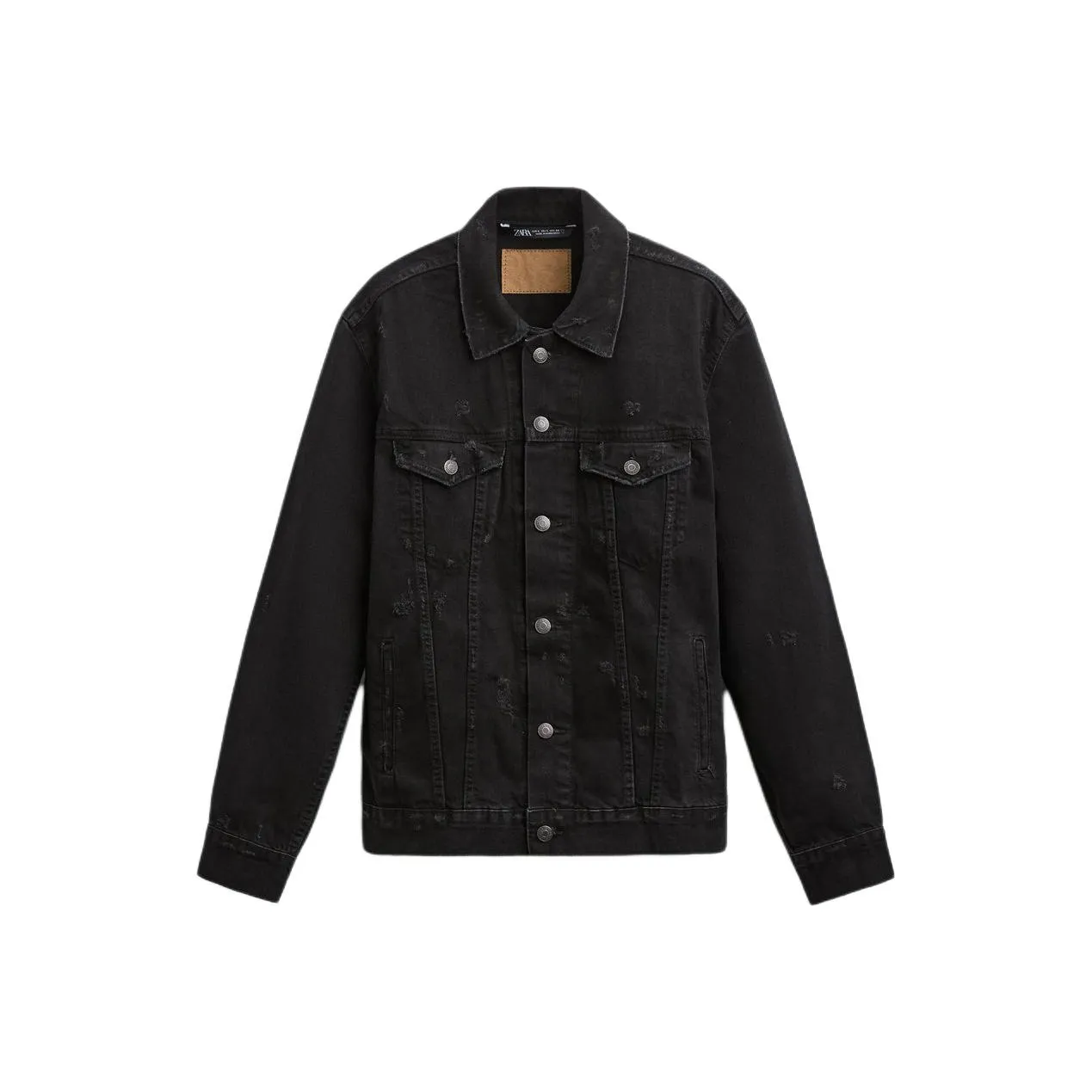 ZARA Черные Мужские Джинсовые Куртки