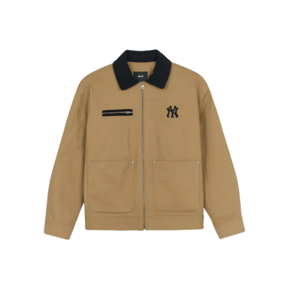 MLB Basic Boston Red Sox Jackets Unisex Khaki