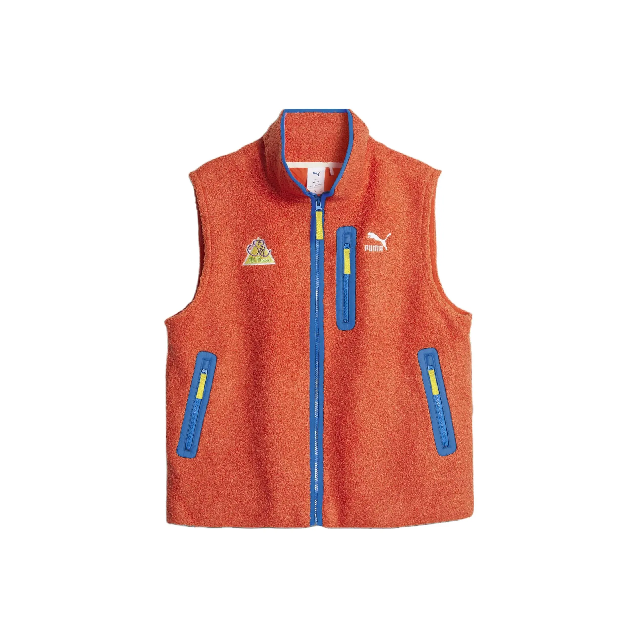 PUMA Вестер с шерстяным подкладом SANS Рукава THE NEVERWORN II Жилет Мужской Оранжевый Красный