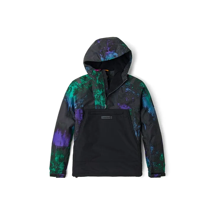 Timberland Colorblock Hooded Thin Cropped Puffer Jacket Men's