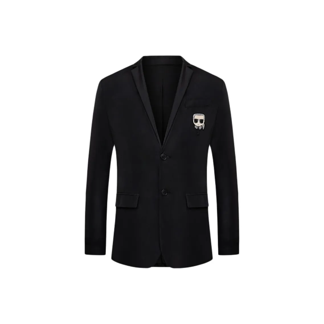 Karl Lagerfeld Бизнес-костюм Пальто Мужской Черный