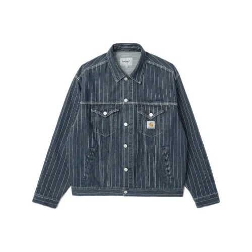 Carhartt WIP Collaboration Темно-синие Унисекс Джинсовые куртки