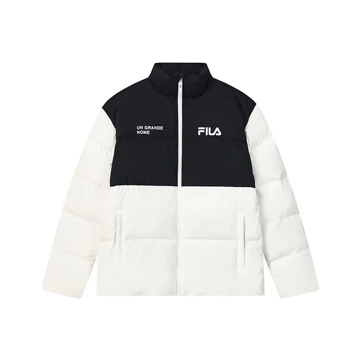 FILA Down Jacket Winter Unisex Standard White