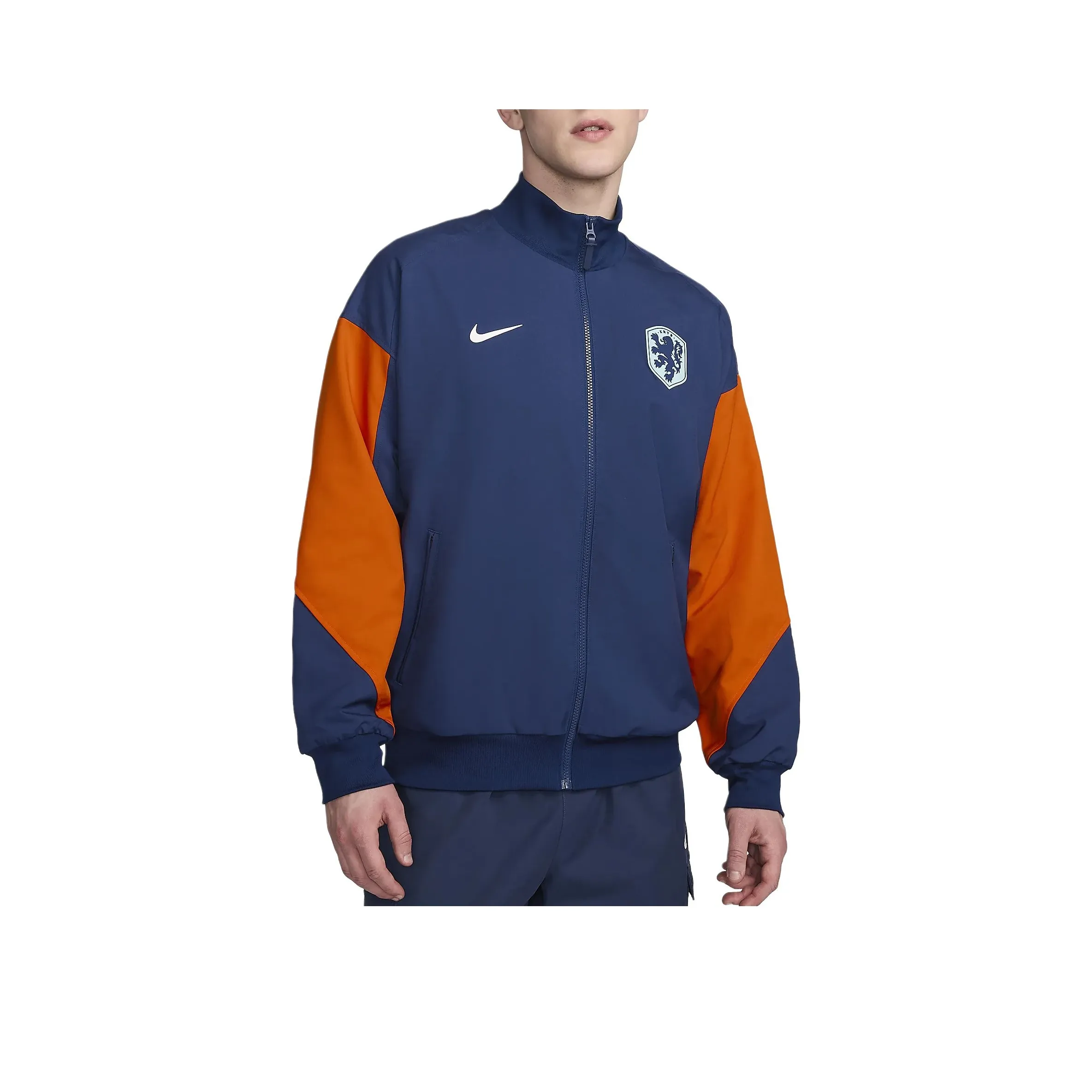 Nike Dri-FIT Sport Jackets Men Void Blue/Safety Orange/White