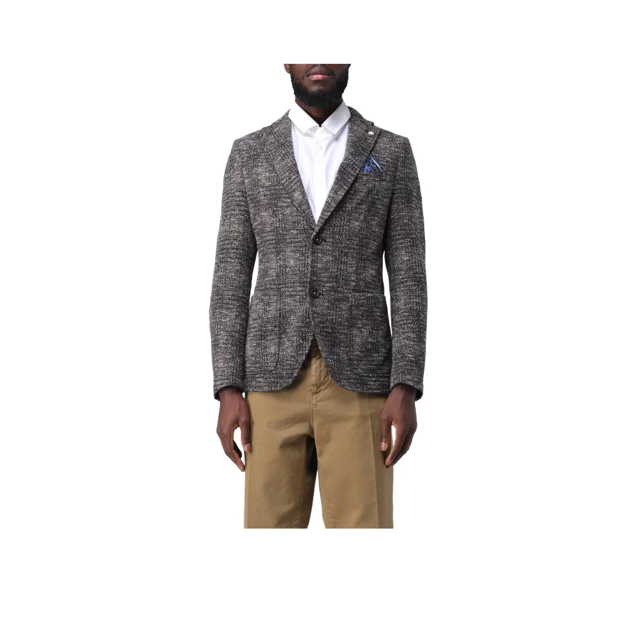 Manuel Ritz Business Suits Men Gray