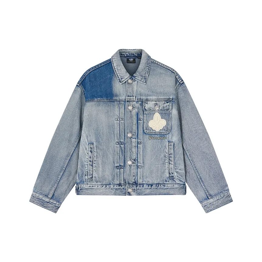 Palladium Pearl Collection Denim Jacket Unisex Badge Blue