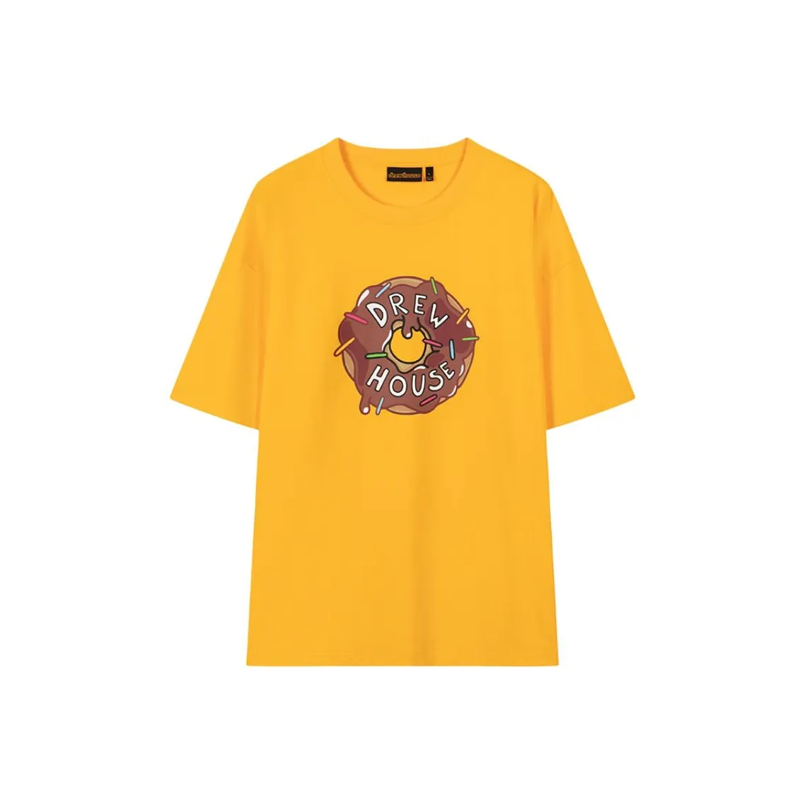 Drew House SS25 Donut SS Tee Drew T Shirt Unisex Yellow Дрю Хаус SS25 Пончик SS Tee Drew T Рубашка Унисекс Желтый