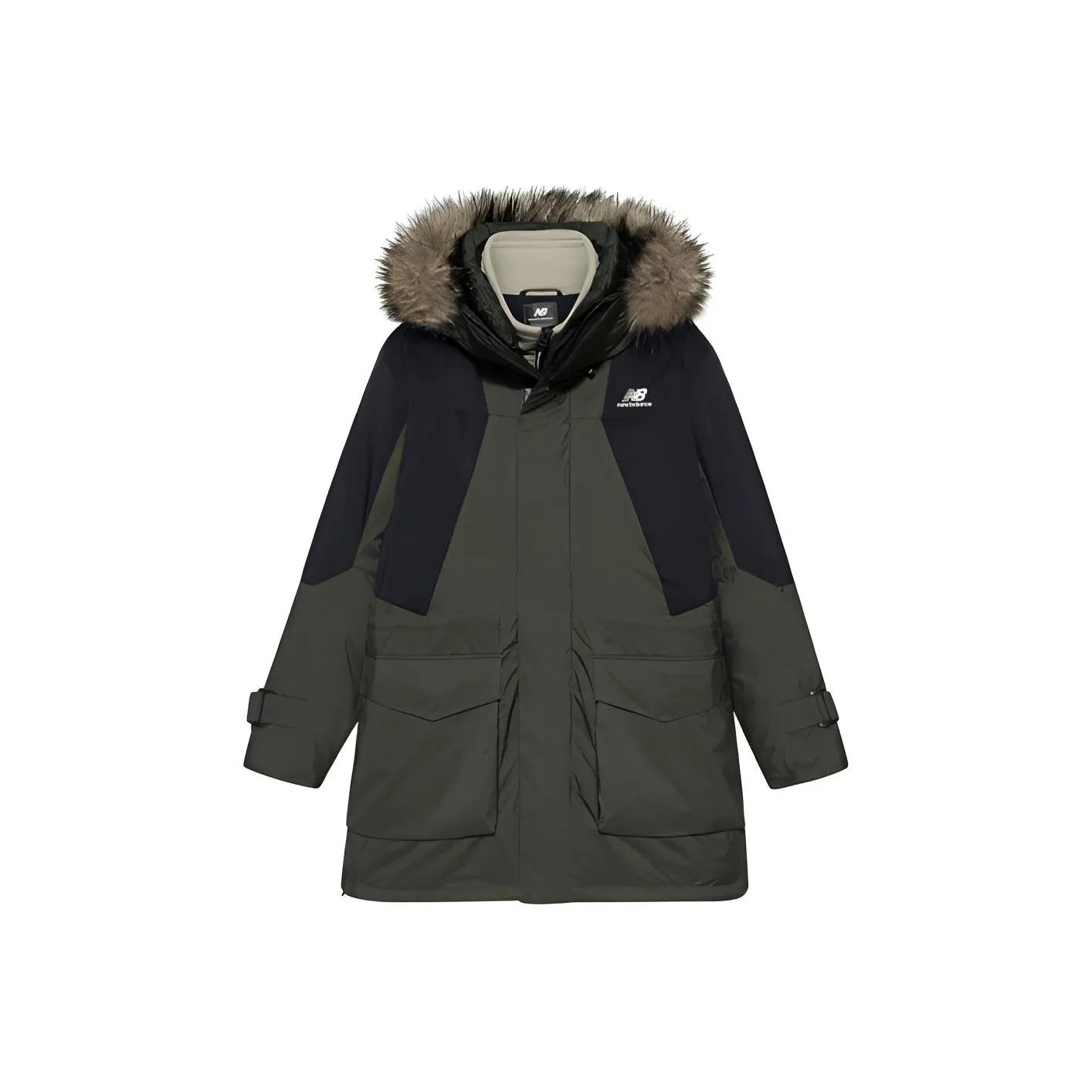 New Balance совместный бренд Пуховик Мужской Зеленый
