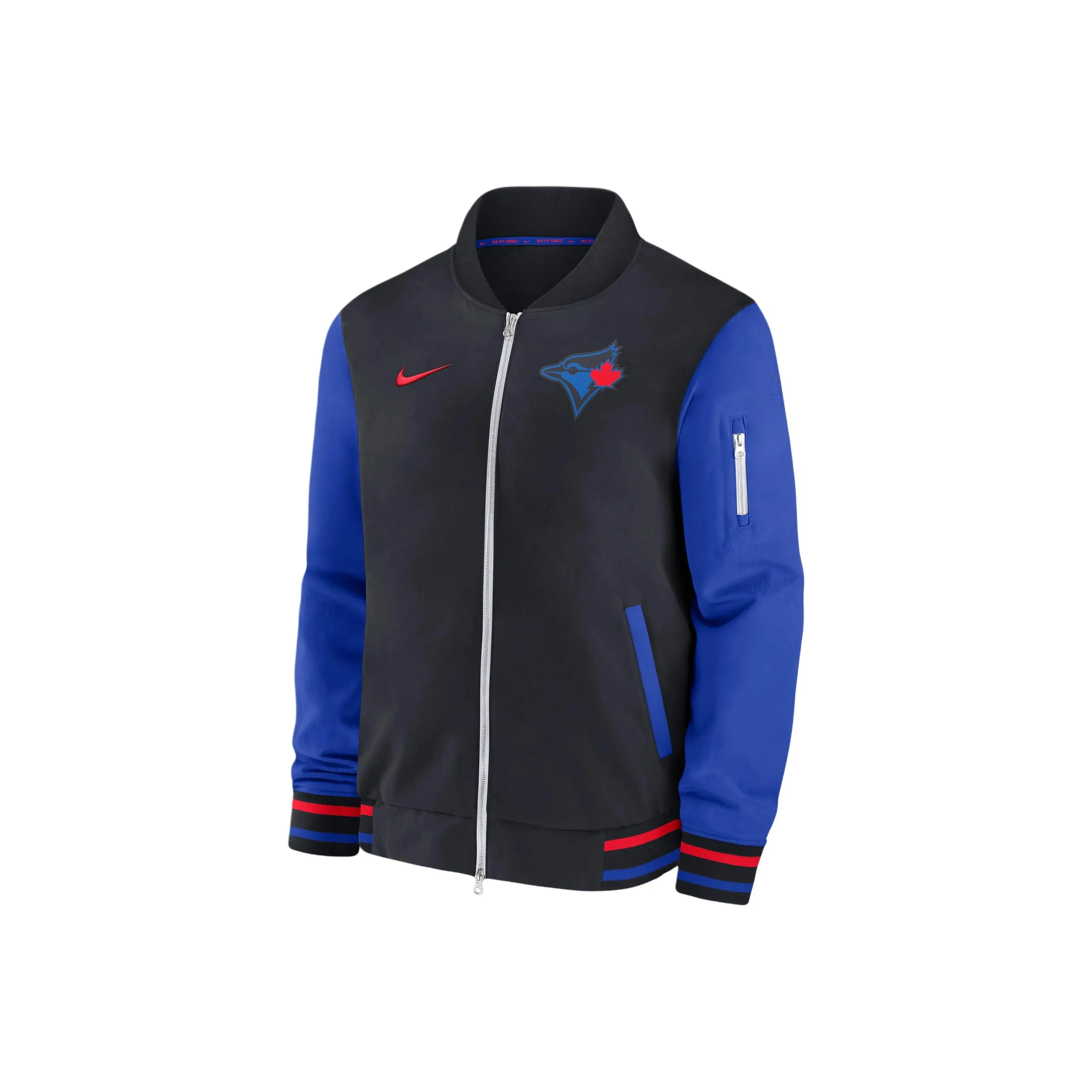 Nike Toronto Blue Jays Replica Handbag
 Collection City Connect Game Time Men
s Nike Mlb Full Zip Bomber Jacket