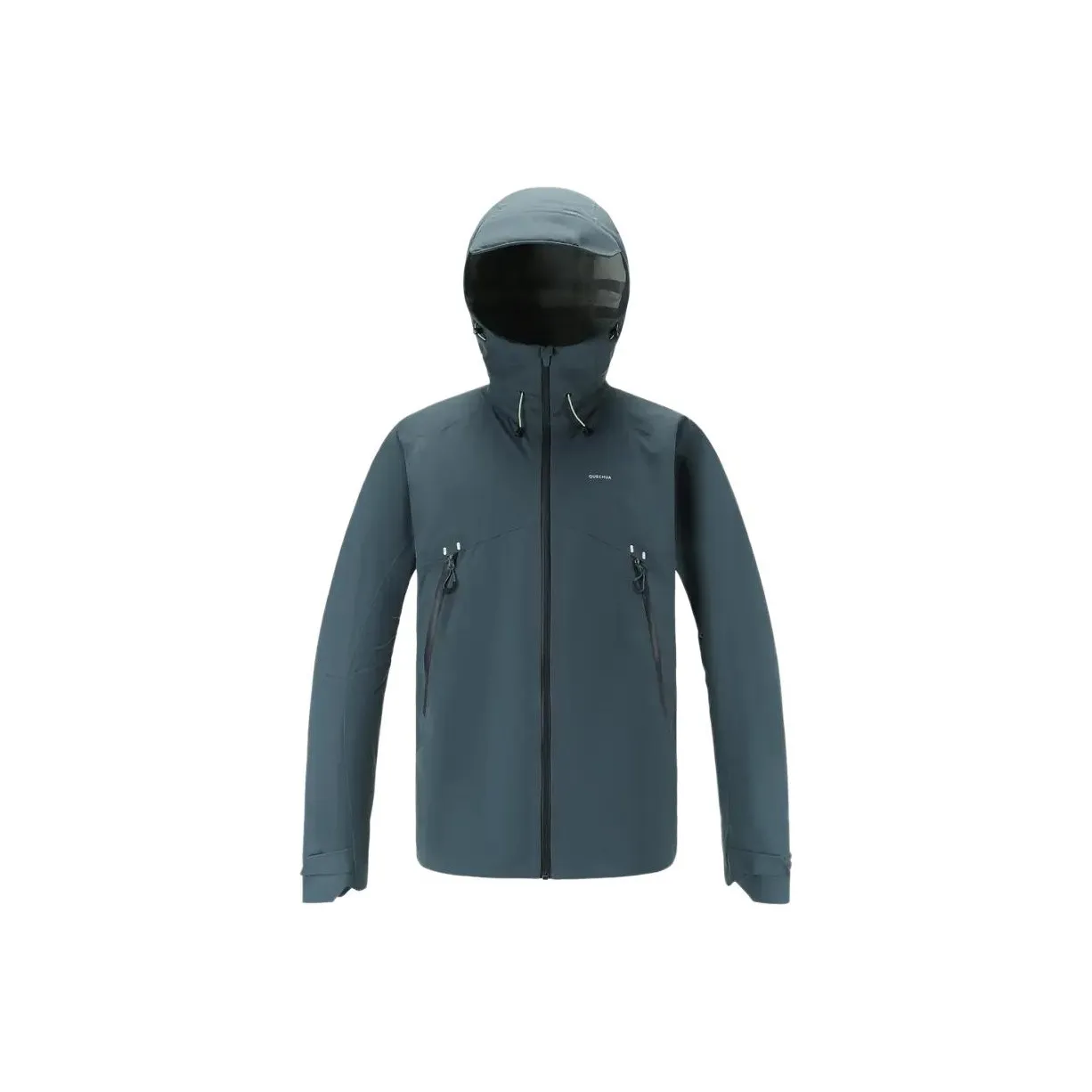 DECATHLON MH500 Water-Resistant Windproof Breathable Windbreaker Jacket Men's Deep Cyan Brick