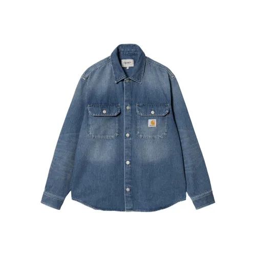 Carhartt WIP Collaboration Blue Мужские джинсовые куртки