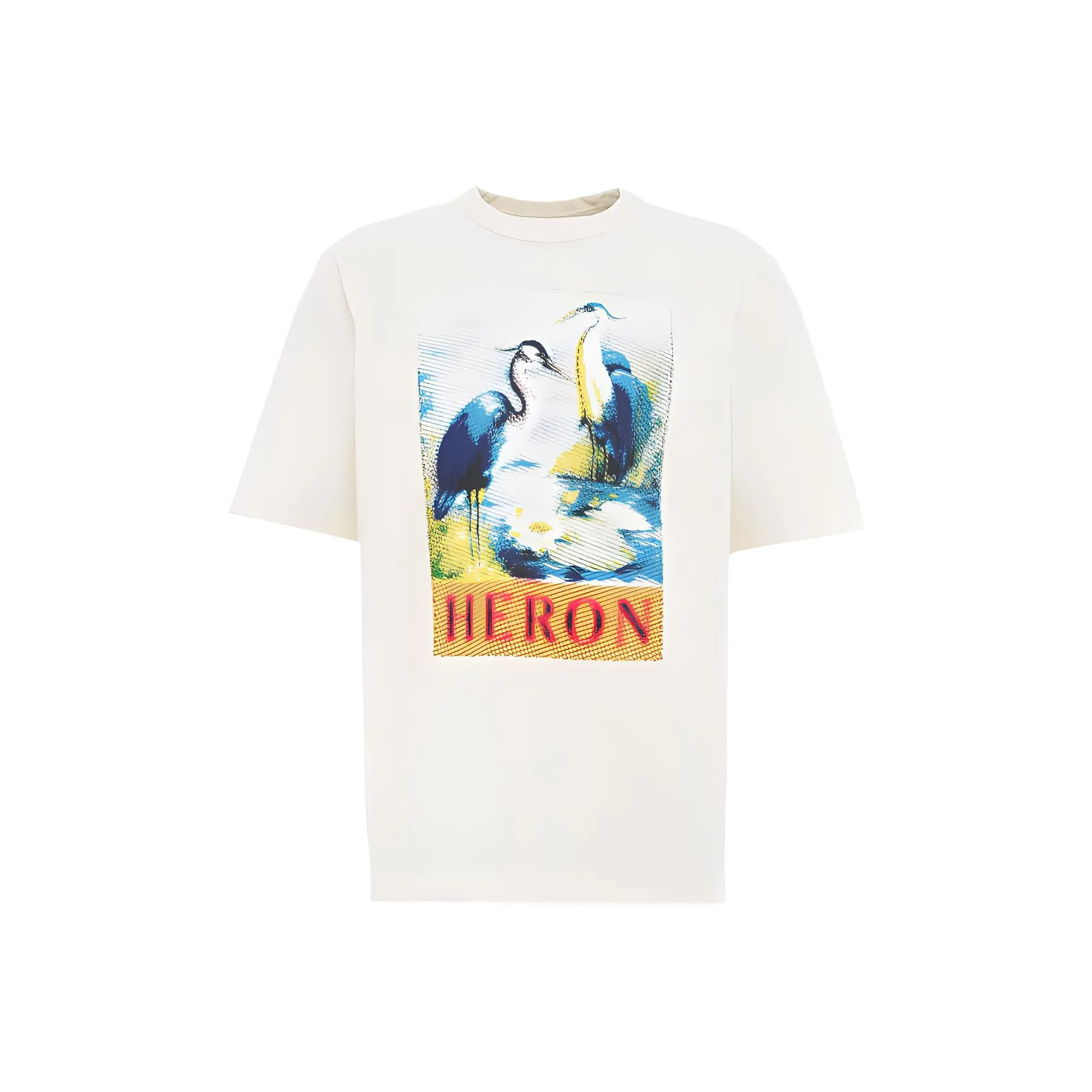 HERON PRESTON Белая Мужская T-Рубашка