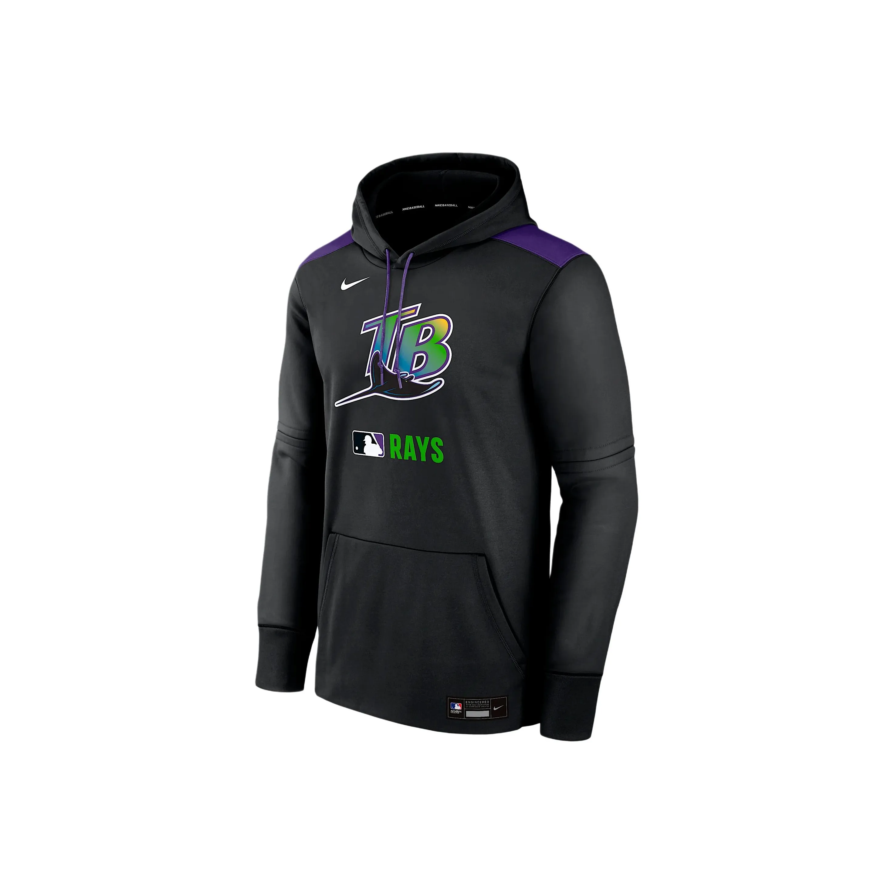 Nike Tampa Bay Rays Authentic Collection Men's Nike Therma Mlb Pullover Hoodie