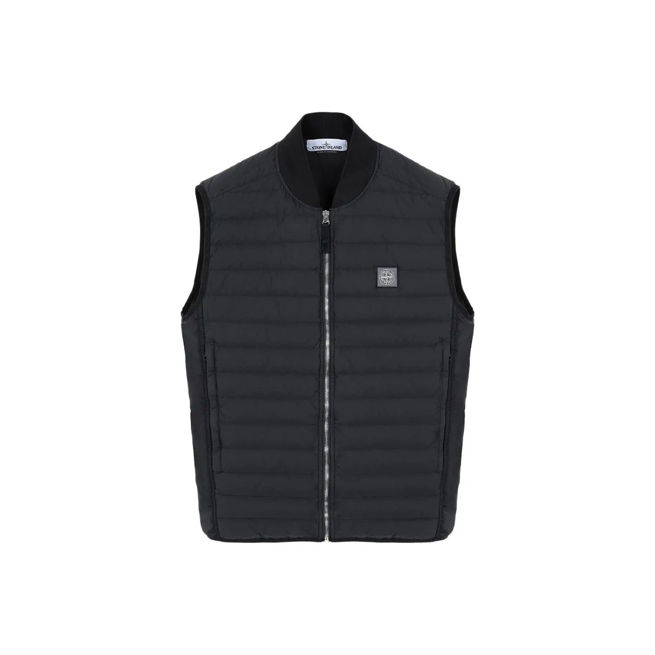 STONE ISLAND Vests Unisex Black