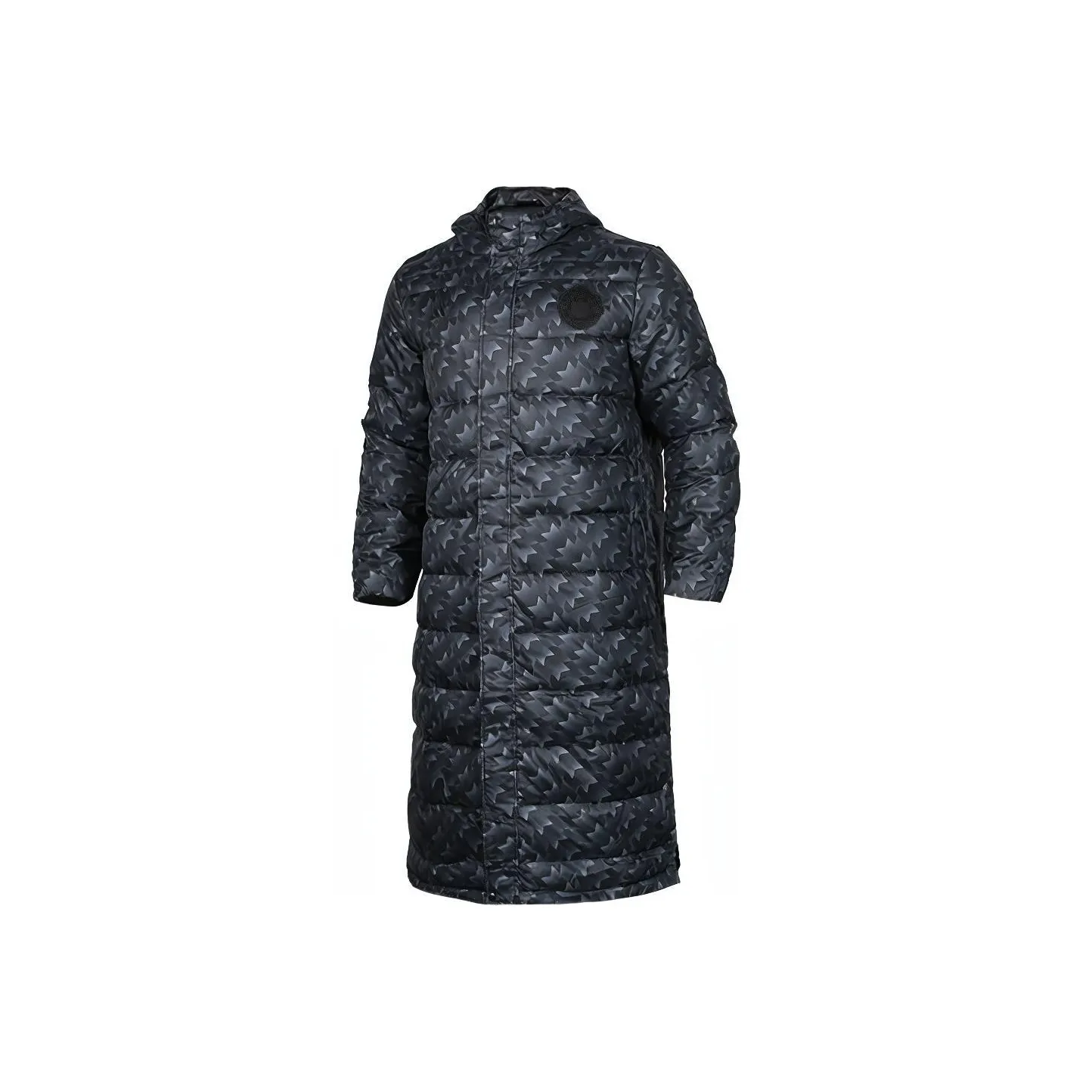 Adidas Long Hooded Down Jacket Down Jacket Men's Black