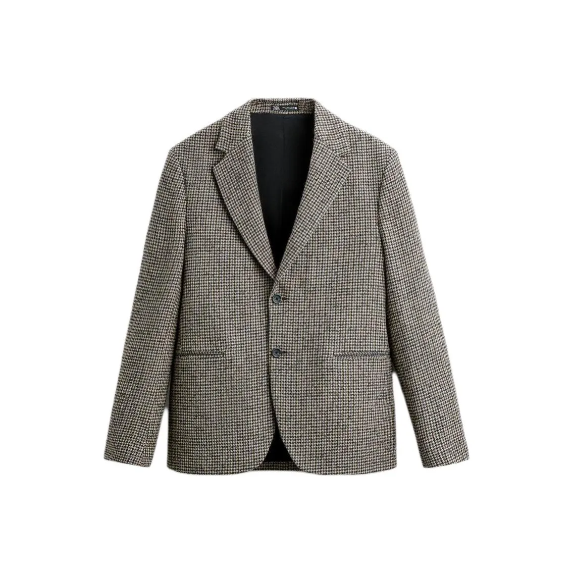 ZARA Бизнес-костюм мужской песочный черный