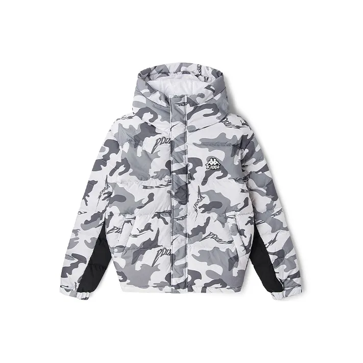 KAPPA Камуфляж С капюшоном Пуховик Мужской