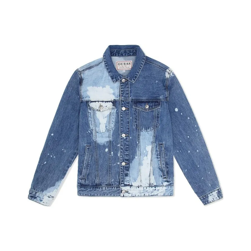 GUESS Denim Куртка Мужская Светло-Синяя