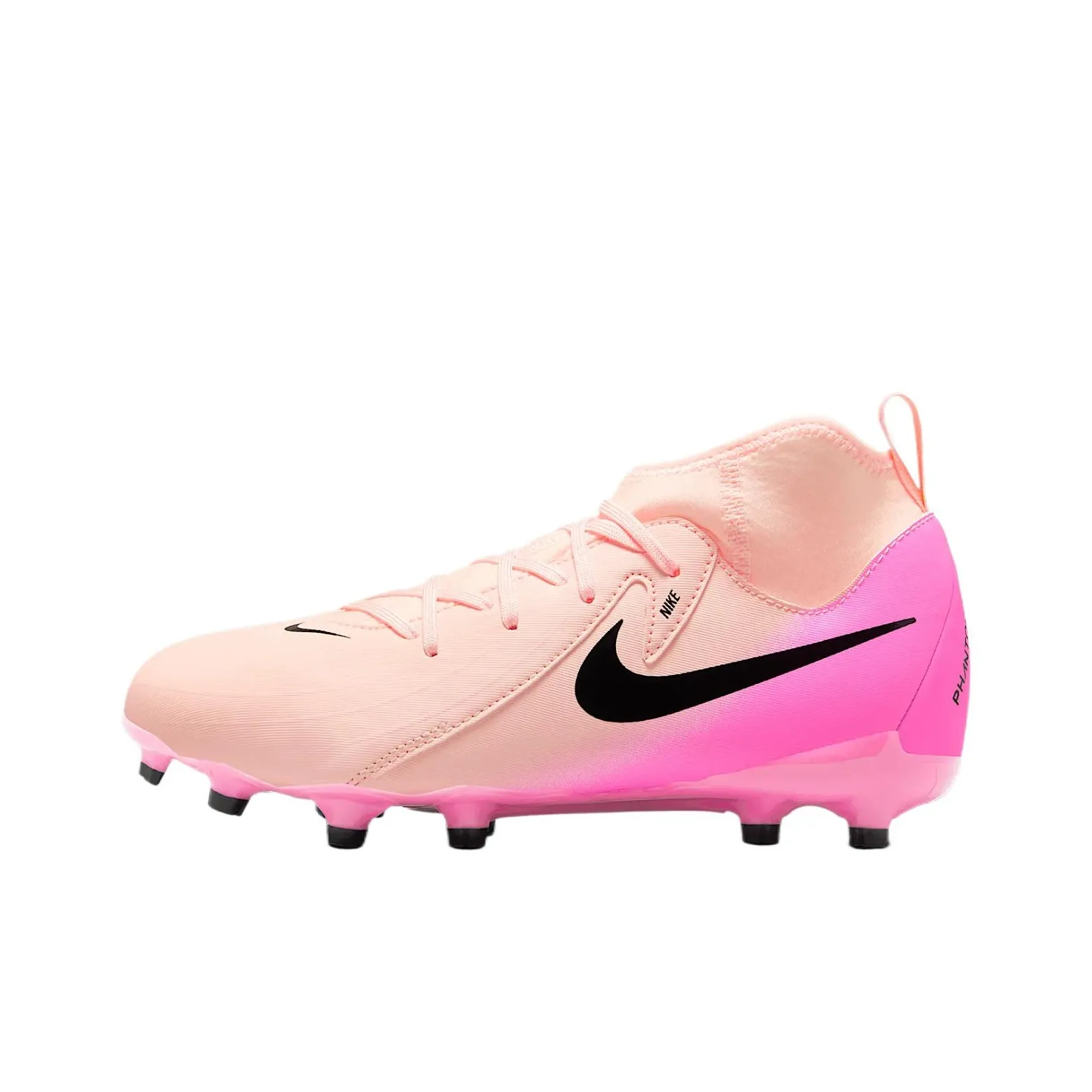 Nike Phantom Luna 2 High Топ Детские футбольные бутсы Светло-красный