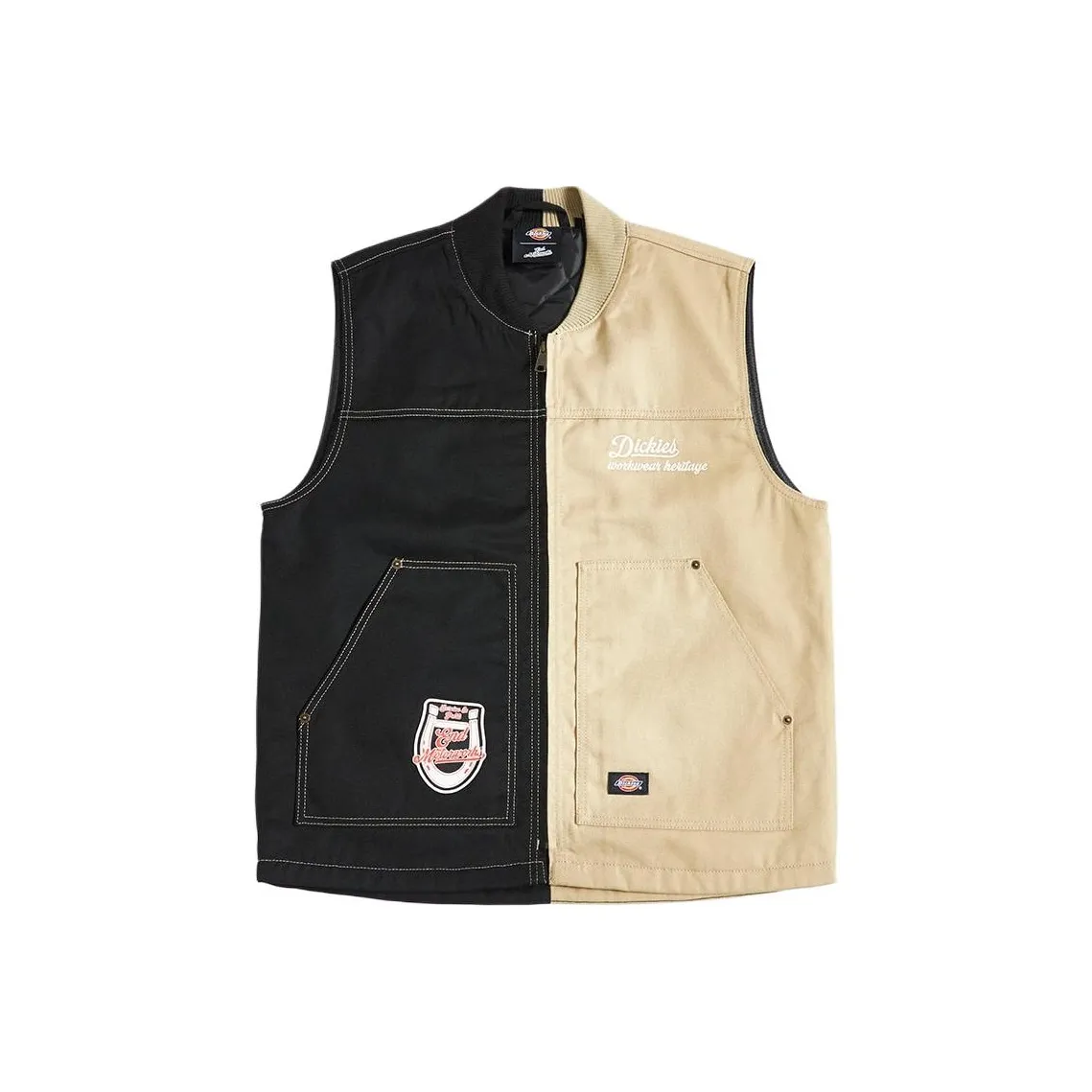 Dickies END. Co branded Paragraphs Vests Men's Black