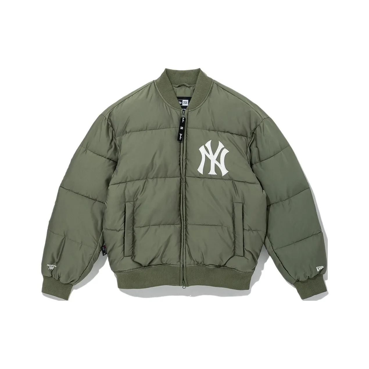 New Era Оливково-зеленый Унисекс Объемные куртки (пуфы)