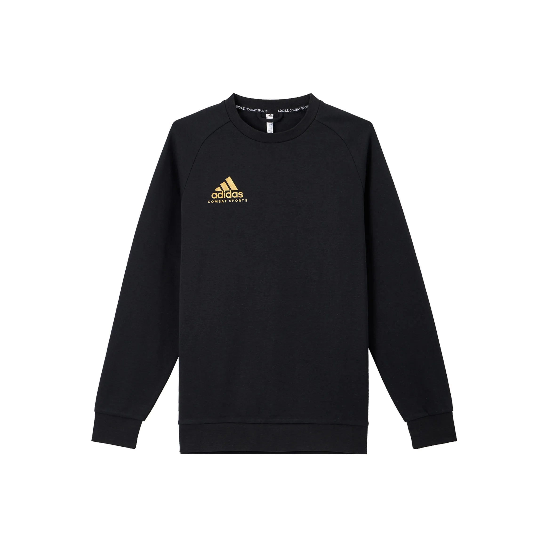 Adidas Черный с золотым логотипом Унисекс Свитшоты