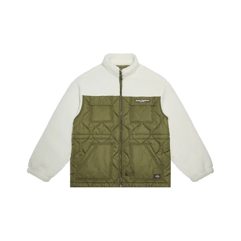 Dickies Хлопковый пуховик унисекс армейский зеленый