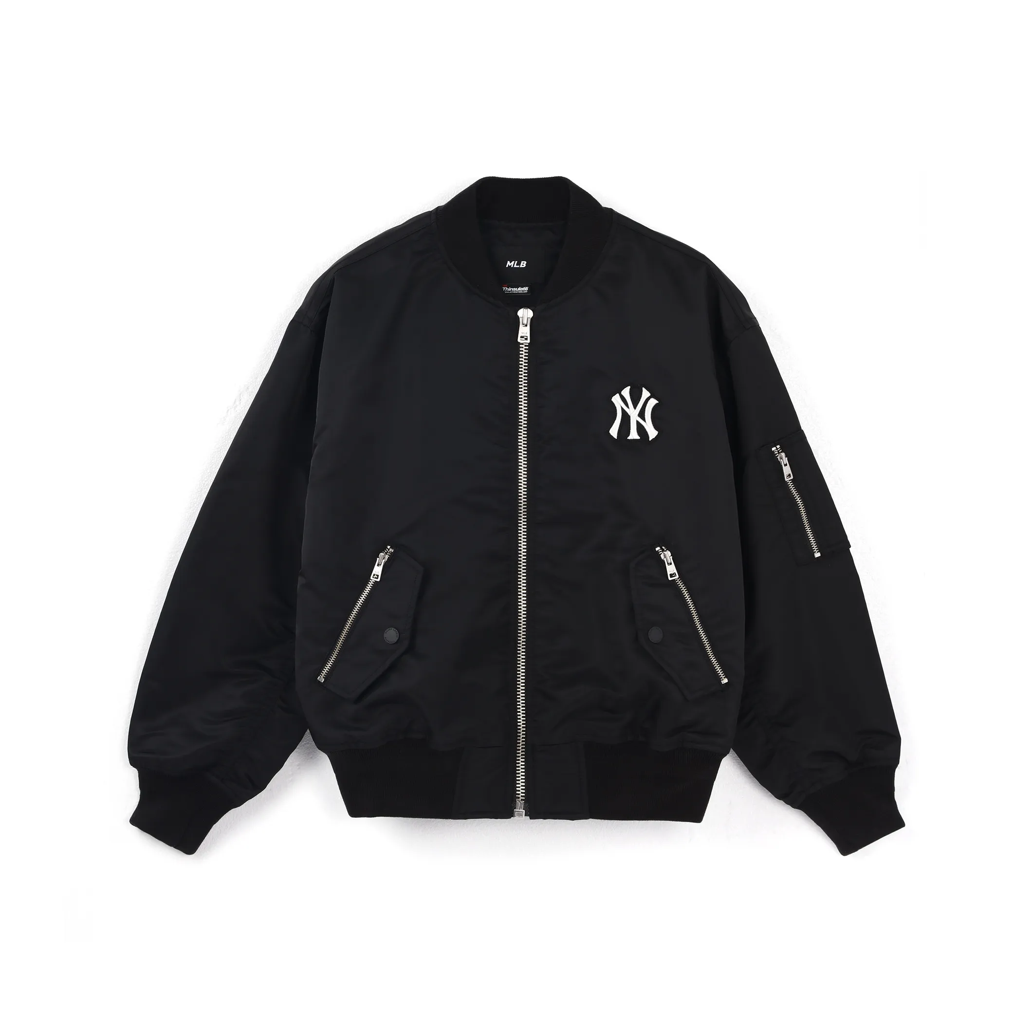 Mlb Base Logo Черный Унисекс Объемные куртки (пуфы)